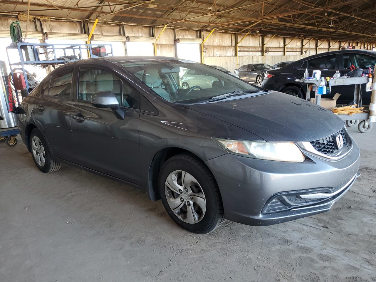 2013 Honda Civic VIN 19XFB2F51DE027255 Copart auction photo, rear end damage thumbnail 4