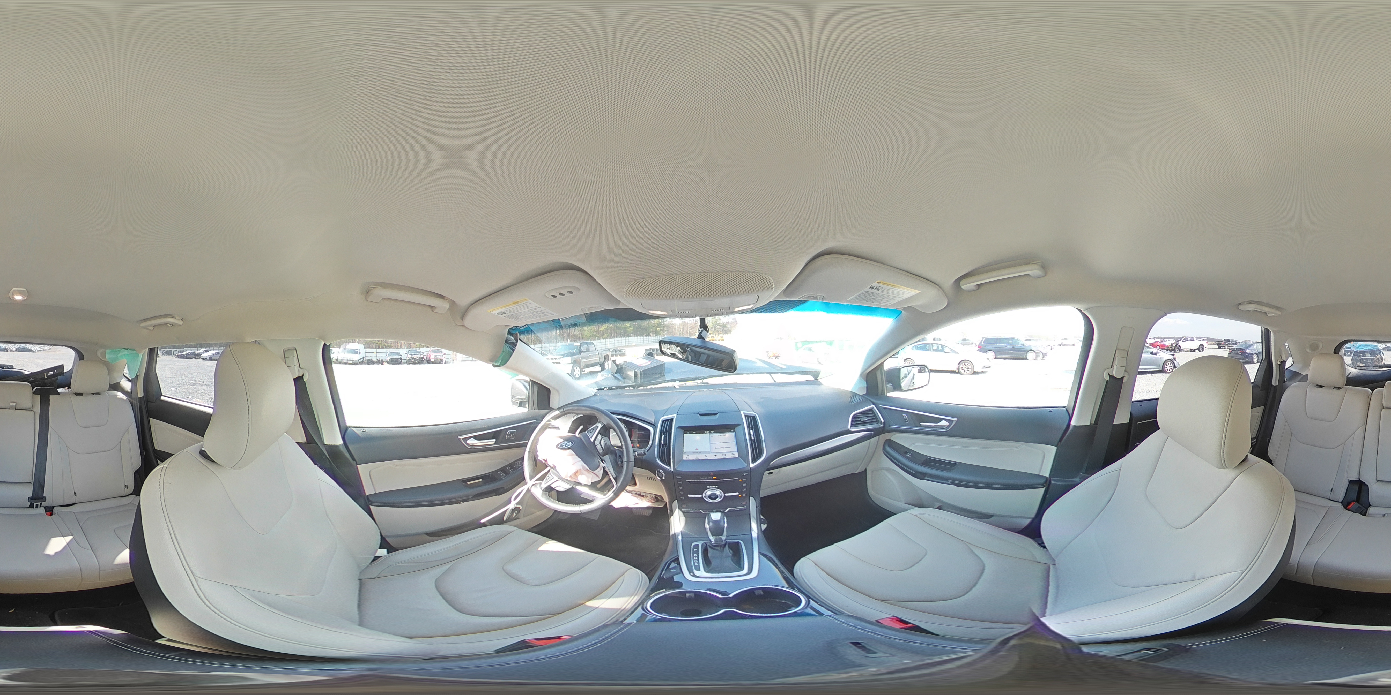 2017 Ford Edge VIN 2FMPK3K97HBC59046 Copart auction photo, front end / side damage thumbnail 14