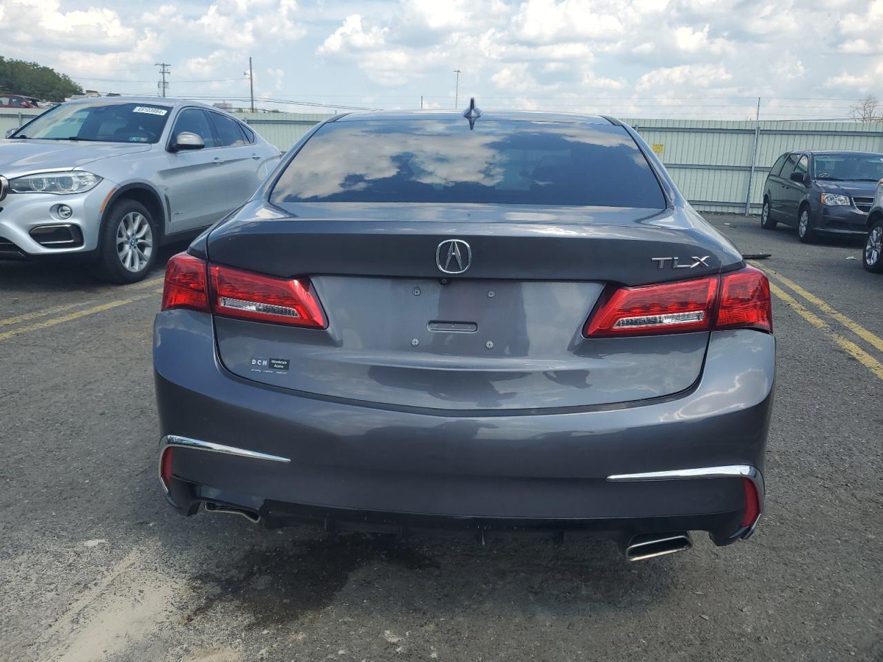 2018 Acura TLX VIN 19UUB2F53JA011808 Copart auction photo, front end / rear end damage thumbnail 6