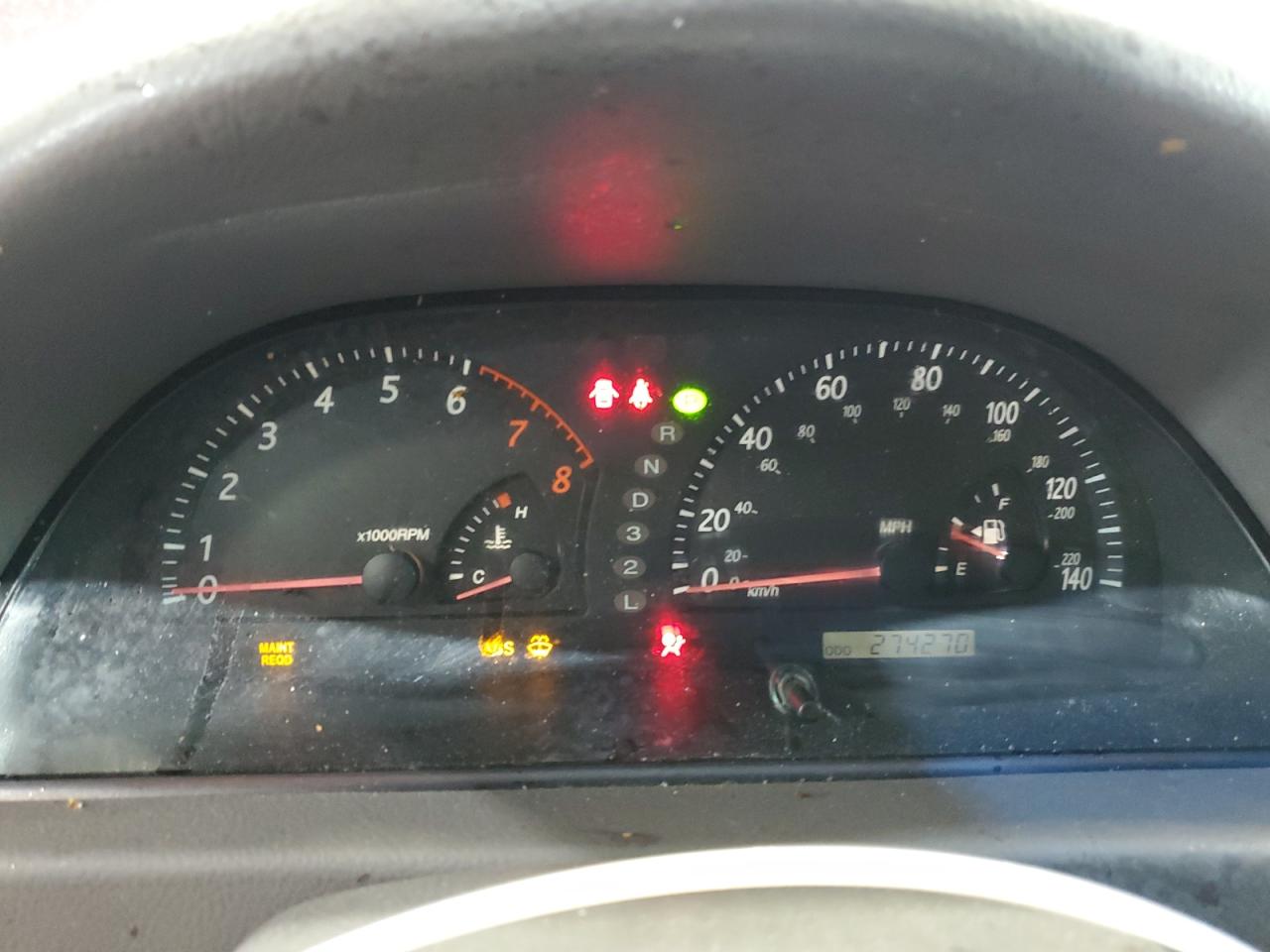 2004 Toyota Camry VIN 4T1BF32K64U081829 Copart auction photo, front end / hail damage thumbnail 9