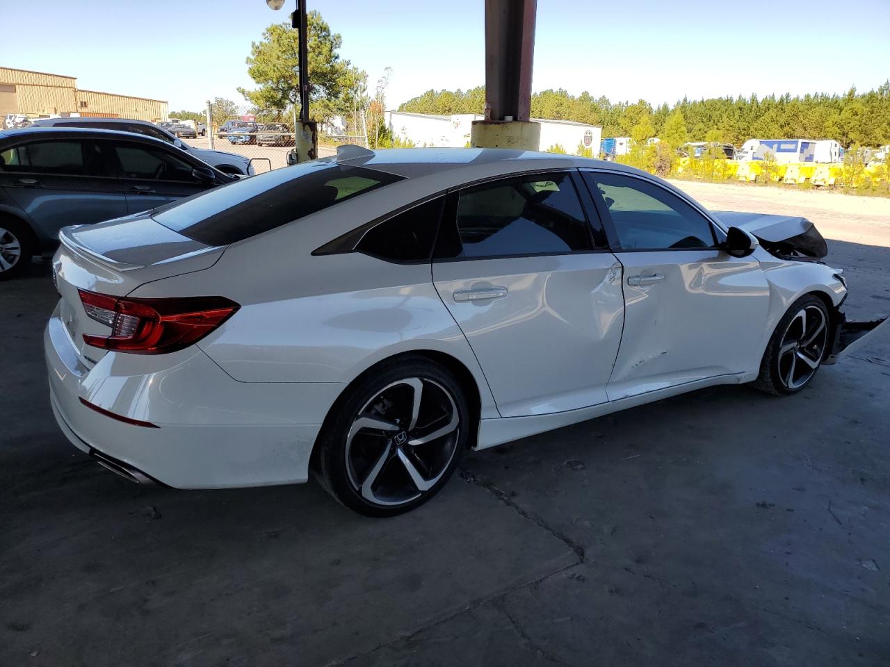 2020 Honda Accord VIN 1HGCV1F36LA085352 Copart auction photo, all over damage thumbnail 3