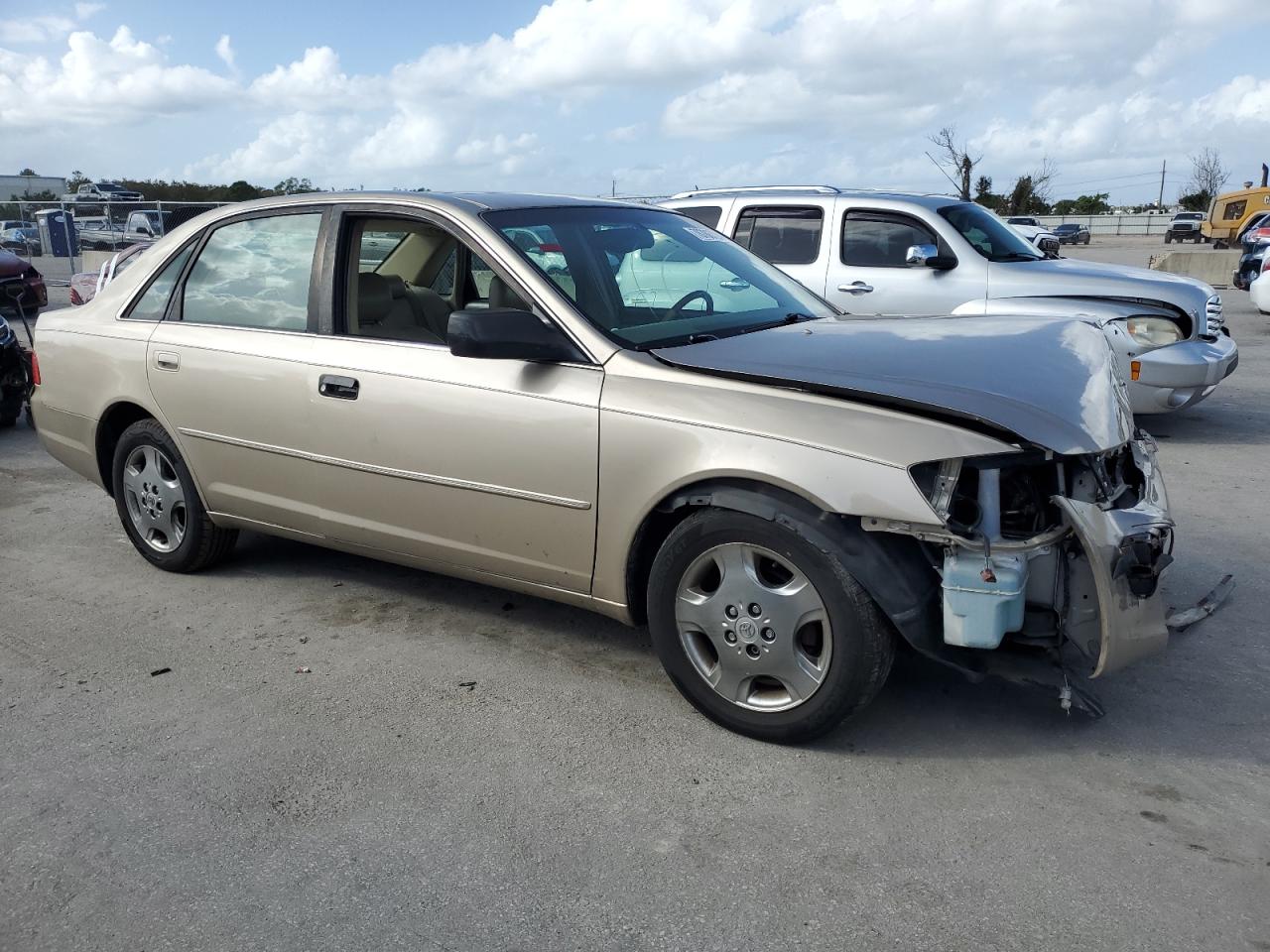 2004 Toyota Avalon VIN 4T1BF28B14U358940 Copart auction photo, front end / side damage thumbnail 4