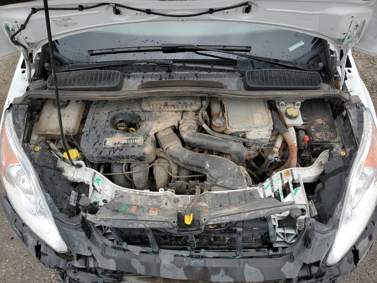 2016 Ford C-MAX VIN 1FADP5AUXGL100956 Copart auction photo, side / front end damage thumbnail 11