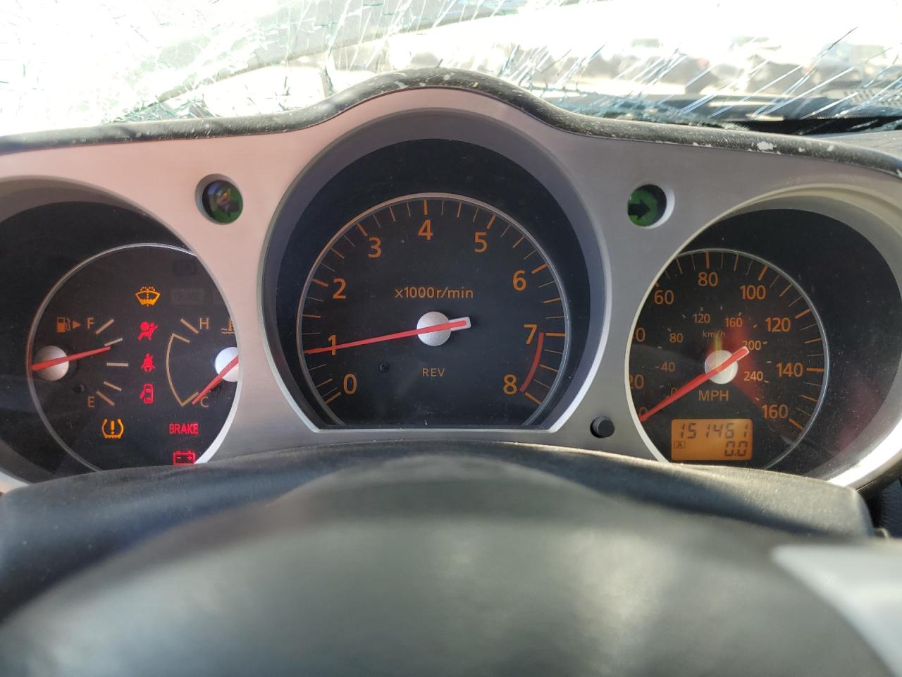 2006 Nissan 350Z VIN JN1AZ34D06M330248 Copart auction photo, all over damage thumbnail 9