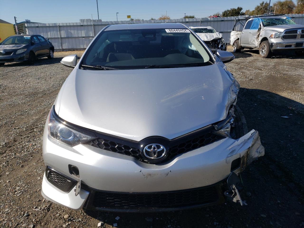 2017 Toyota Corolla VIN JTNKARJE9HJ533860 Copart auction photo, front end / rear end damage thumbnail 5