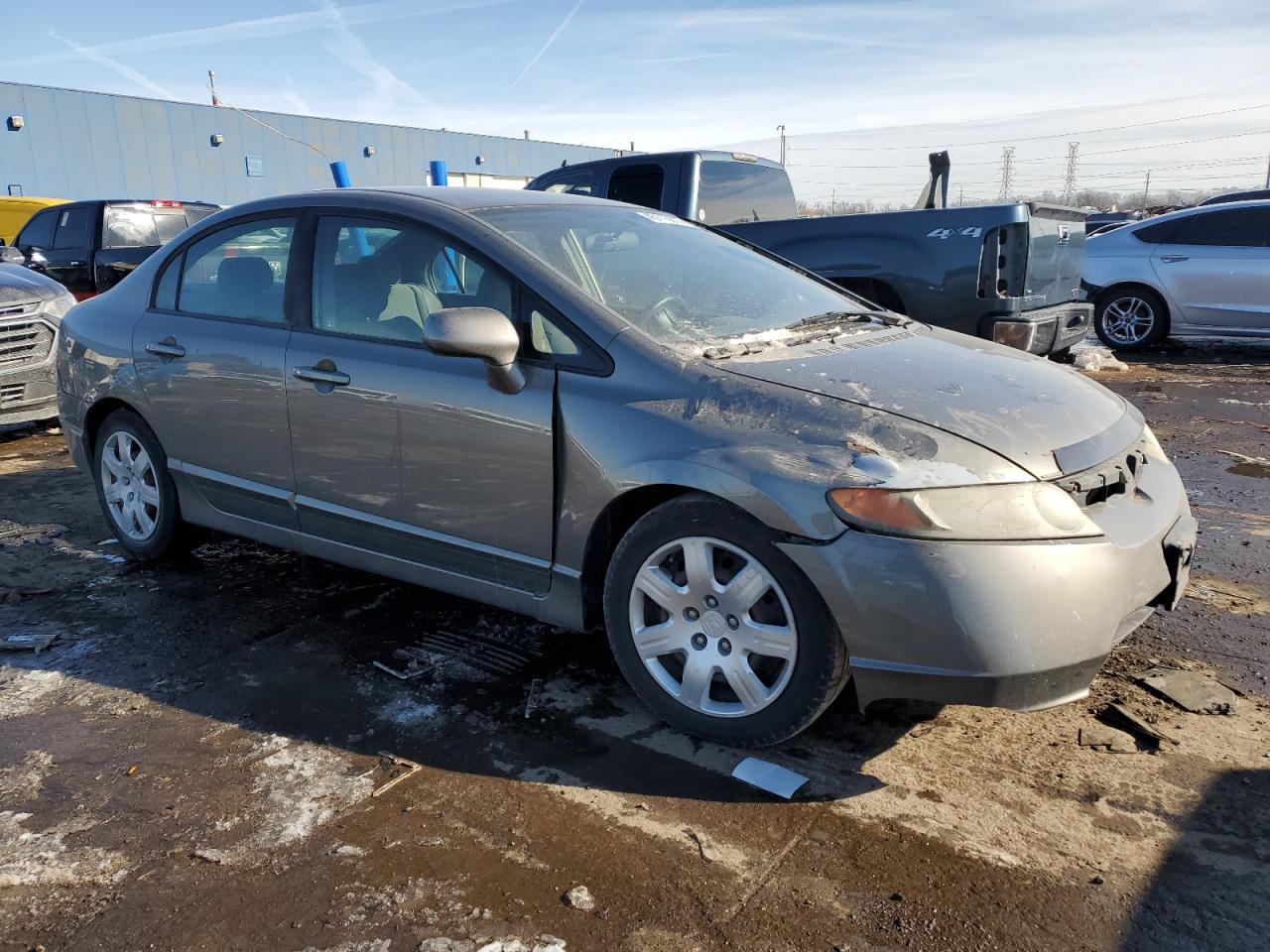 2008 Honda Civic VIN 1HGFA16518L040955 Copart auction photo, front end damage thumbnail 4