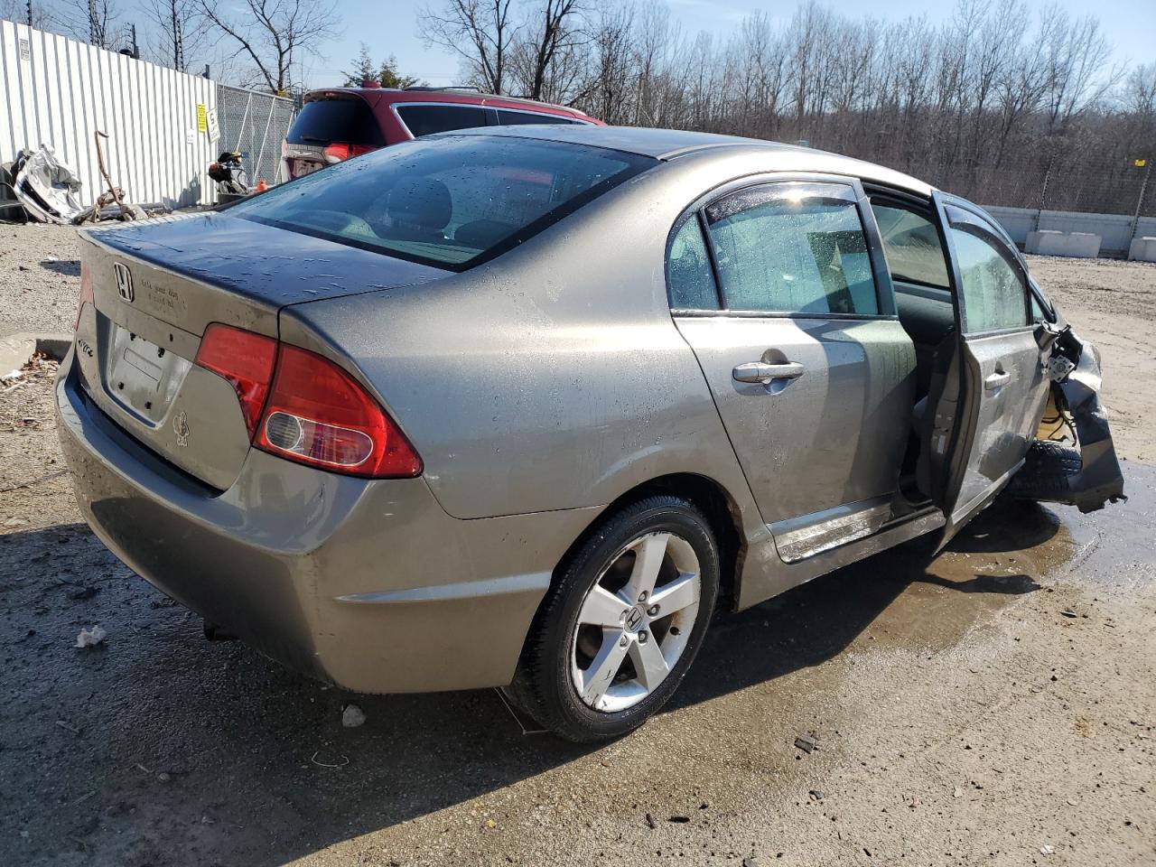2006 Honda Civic VIN 1HGFA16876L119280 Copart auction photo, front end / side damage thumbnail 3