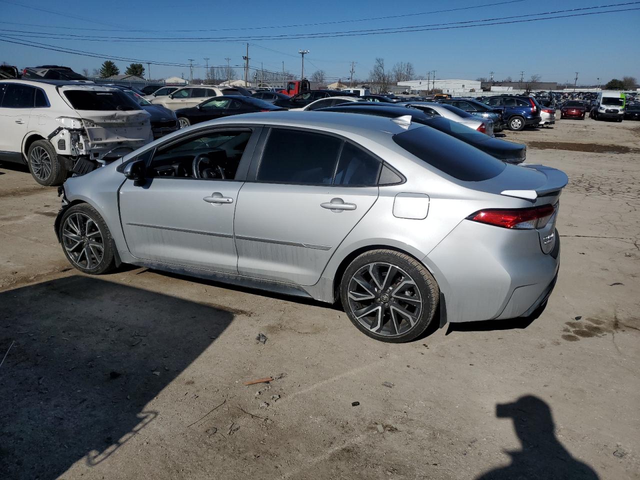 2022 Toyota Corolla VIN 5YFS4MCE0NP127839 Copart auction photo, front end damage thumbnail 2