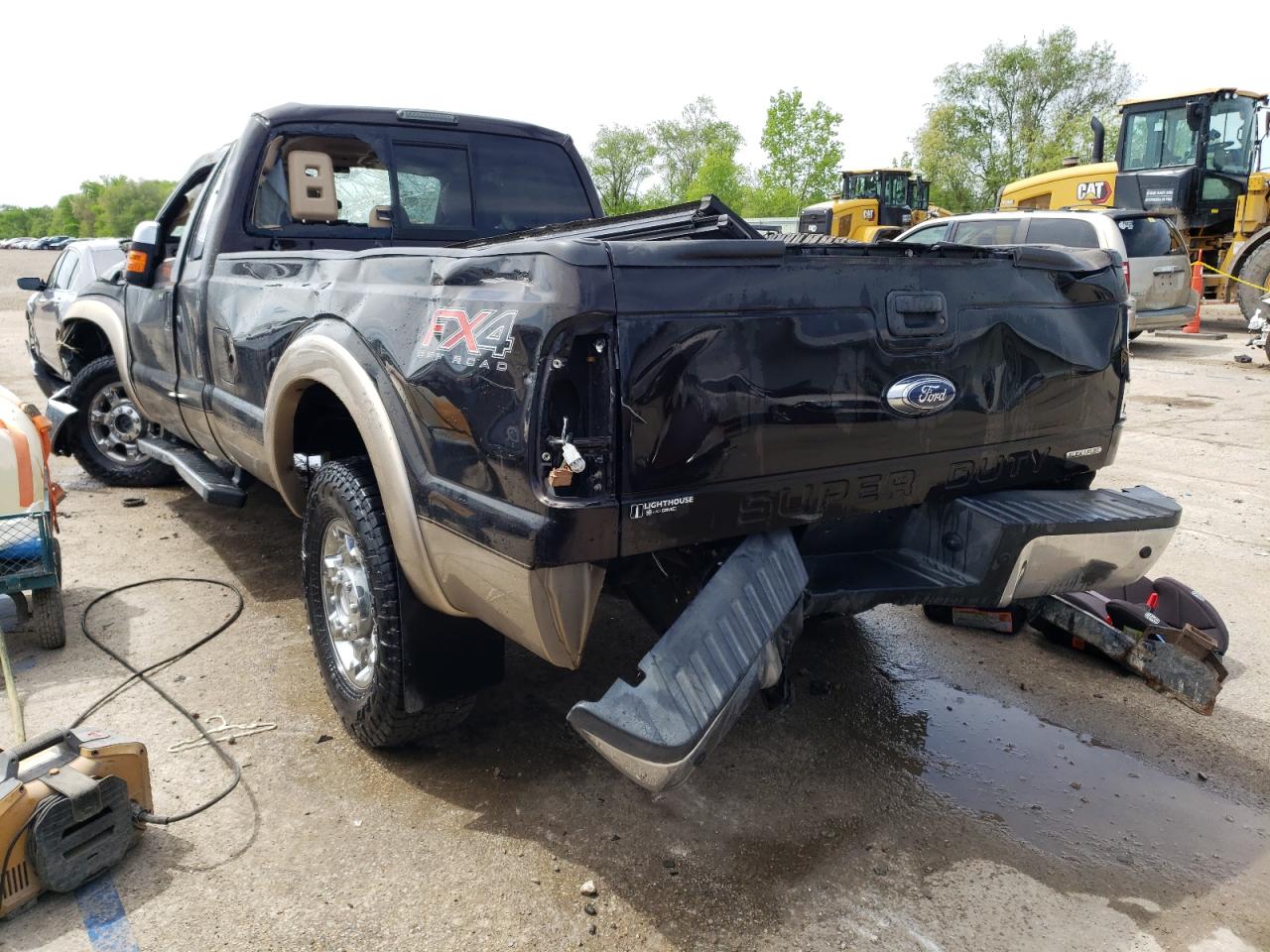 2013 Ford F250 VIN 1FT7X2B6XDEA50985 Copart auction photo, front end / all over damage thumbnail 2