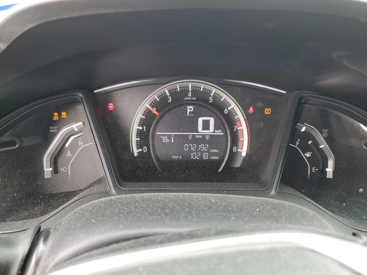2016 Honda Civic VIN 19XFC2F50GE004096 Copart auction photo, front end / minor dent/scratches damage thumbnail 9