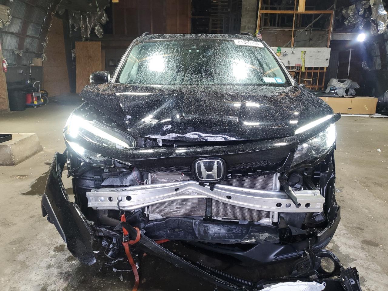 2021 Honda Pilot VIN 5FNYF6H25MB029558 Copart auction photo, front end / side damage thumbnail 5