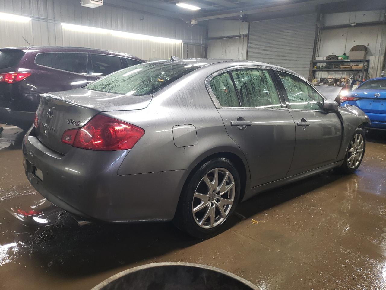 2013 Infiniti G VIN JN1CV6AR9DM756135 Copart auction photo, front end damage thumbnail 3