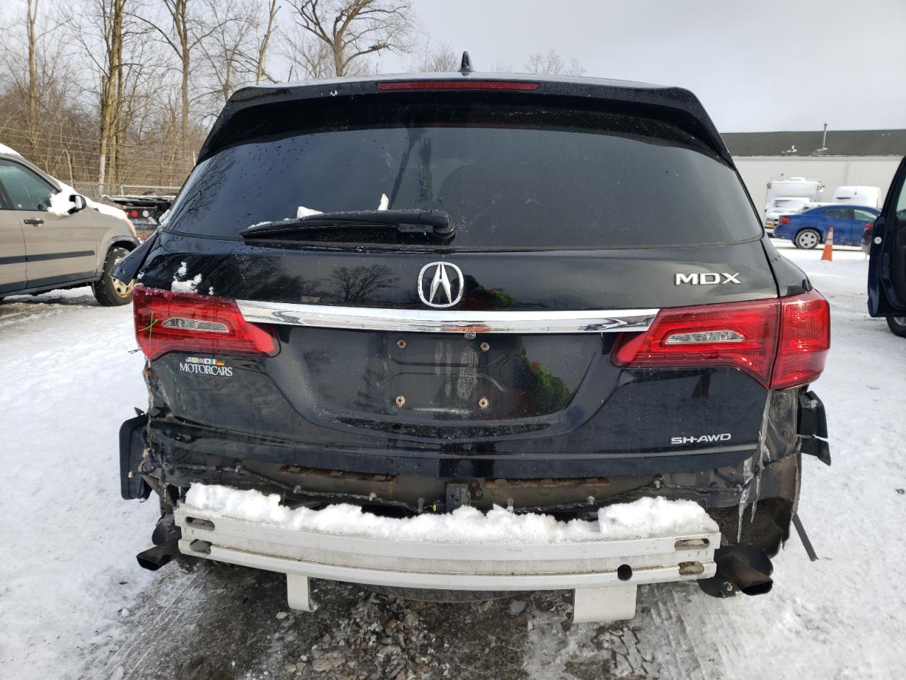 2019 Acura MDX VIN 5J8YD4H56KL012512 Copart auction photo, rear end damage thumbnail 6