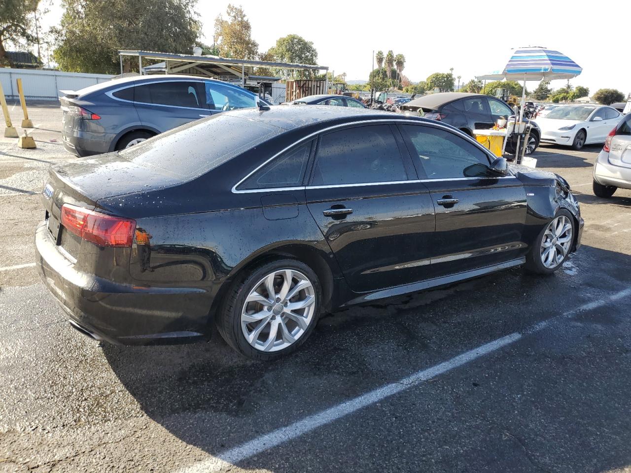 2017 Audi A6 VIN WAUC8AFC4HN069847 Copart auction photo, front end / minor dent/scratches damage thumbnail 3
