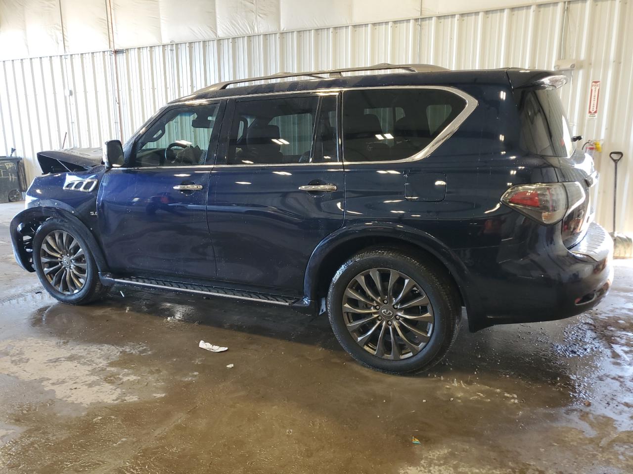 2016 Infiniti QX80 VIN JN8AZ2NE9G9120951 Copart auction photo, front end damage thumbnail 2