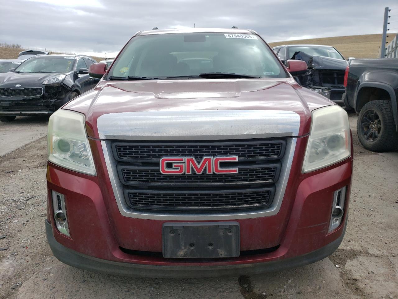 2012 GMC Terrain VIN 2GKALSEK7C6295289 Copart auction photo, front end / hail damage thumbnail 5