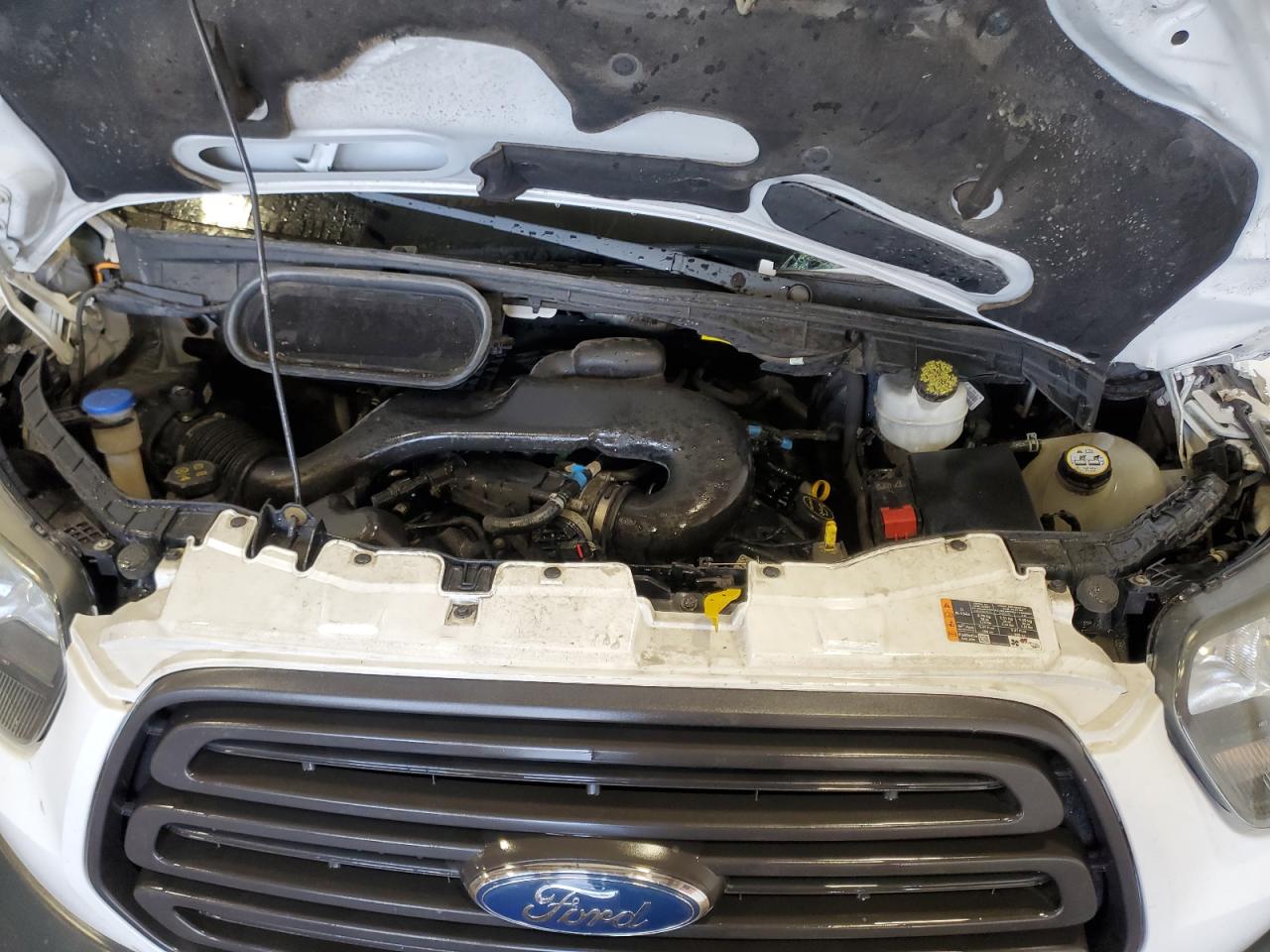 2015 Ford Transit VIN 1FTNE1YM3FKA41384 Copart auction photo, front end / side damage thumbnail 12