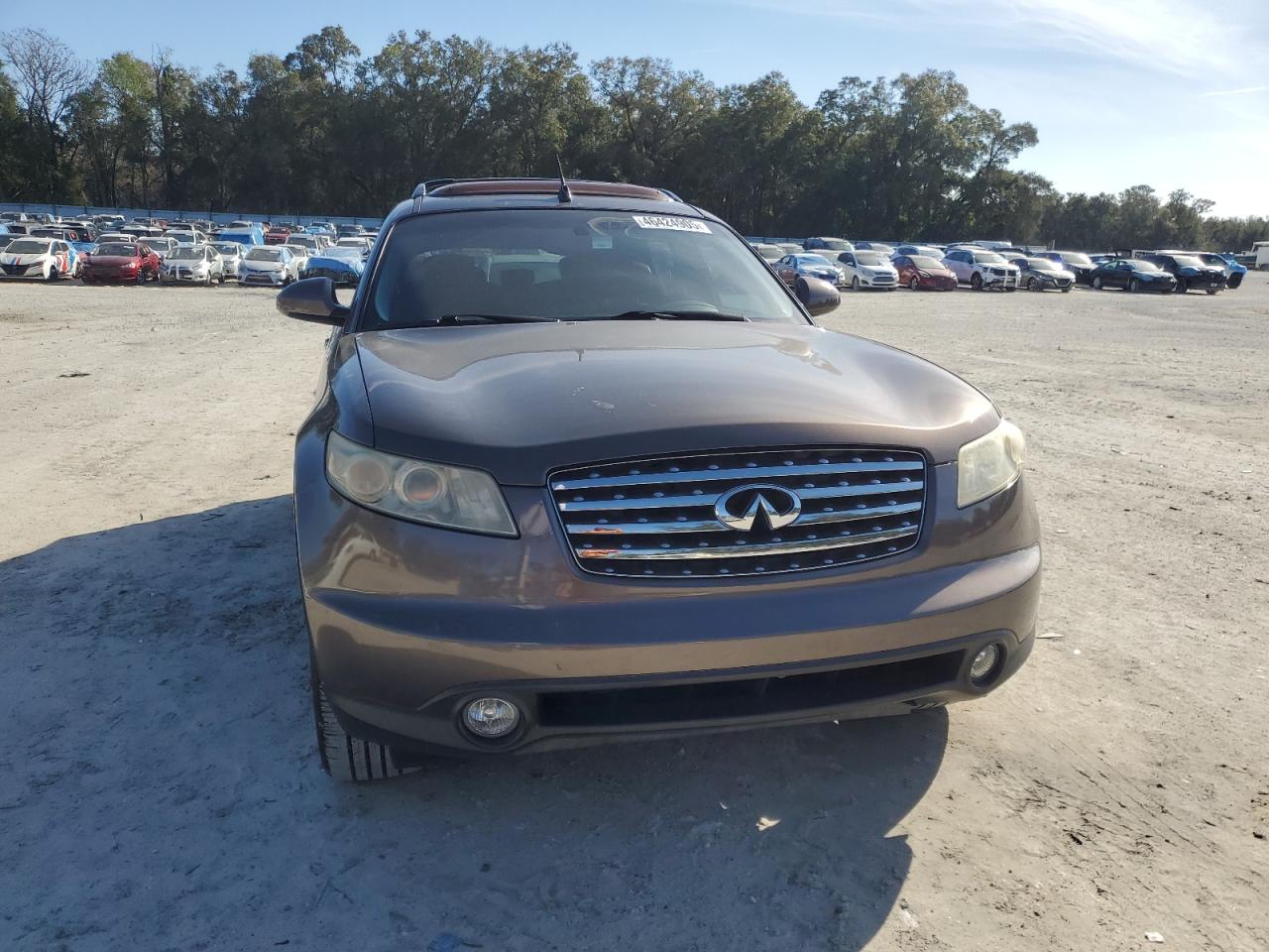 2003 Infiniti FX VIN JNRAS08U93X000080 Copart auction photo, rear end damage thumbnail 5