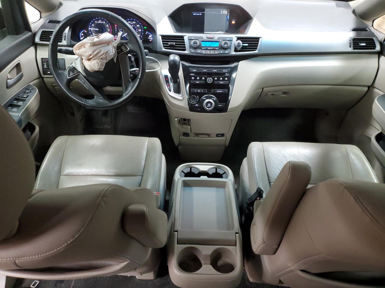 2012 Honda Odyssey VIN 5FNRL5H62CB119291 Copart auction photo, front end / side damage thumbnail 8