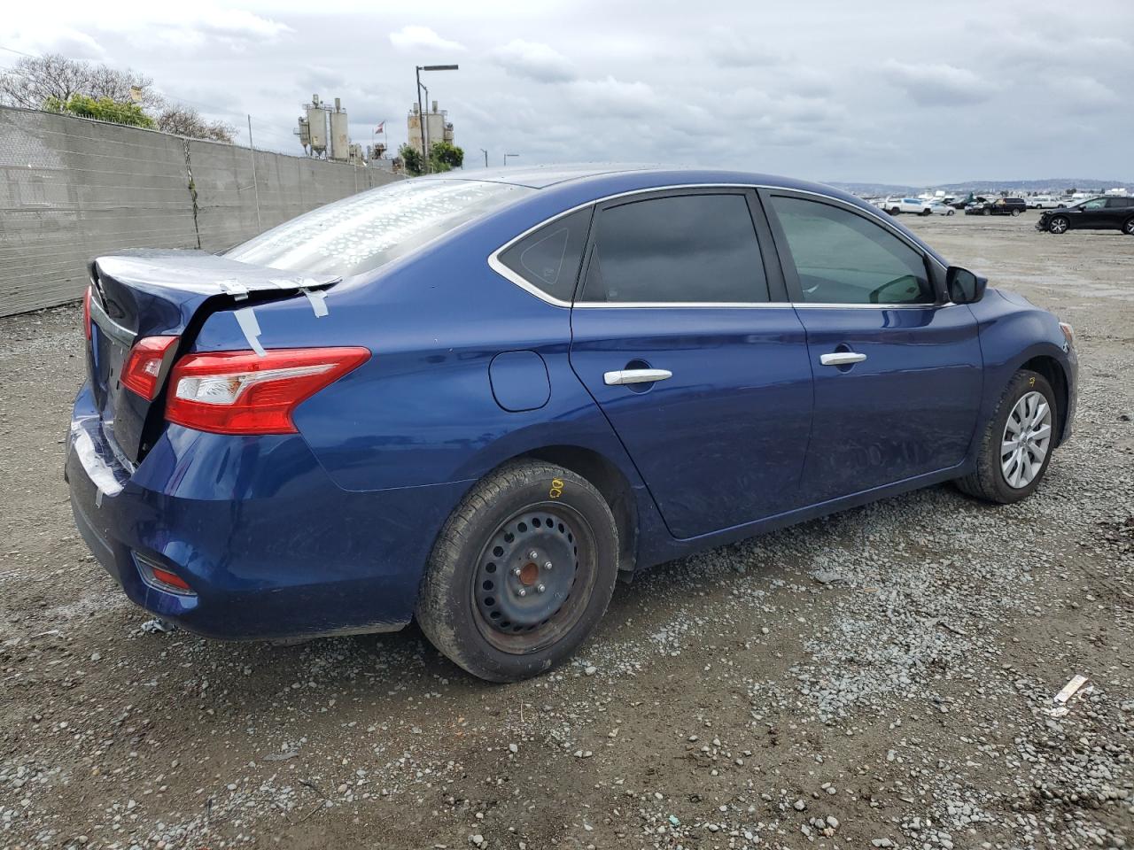 2018 Nissan Sentra VIN 3N1AB7AP7JY245648 Copart auction photo, rear end / minor dent/scratches damage thumbnail 3
