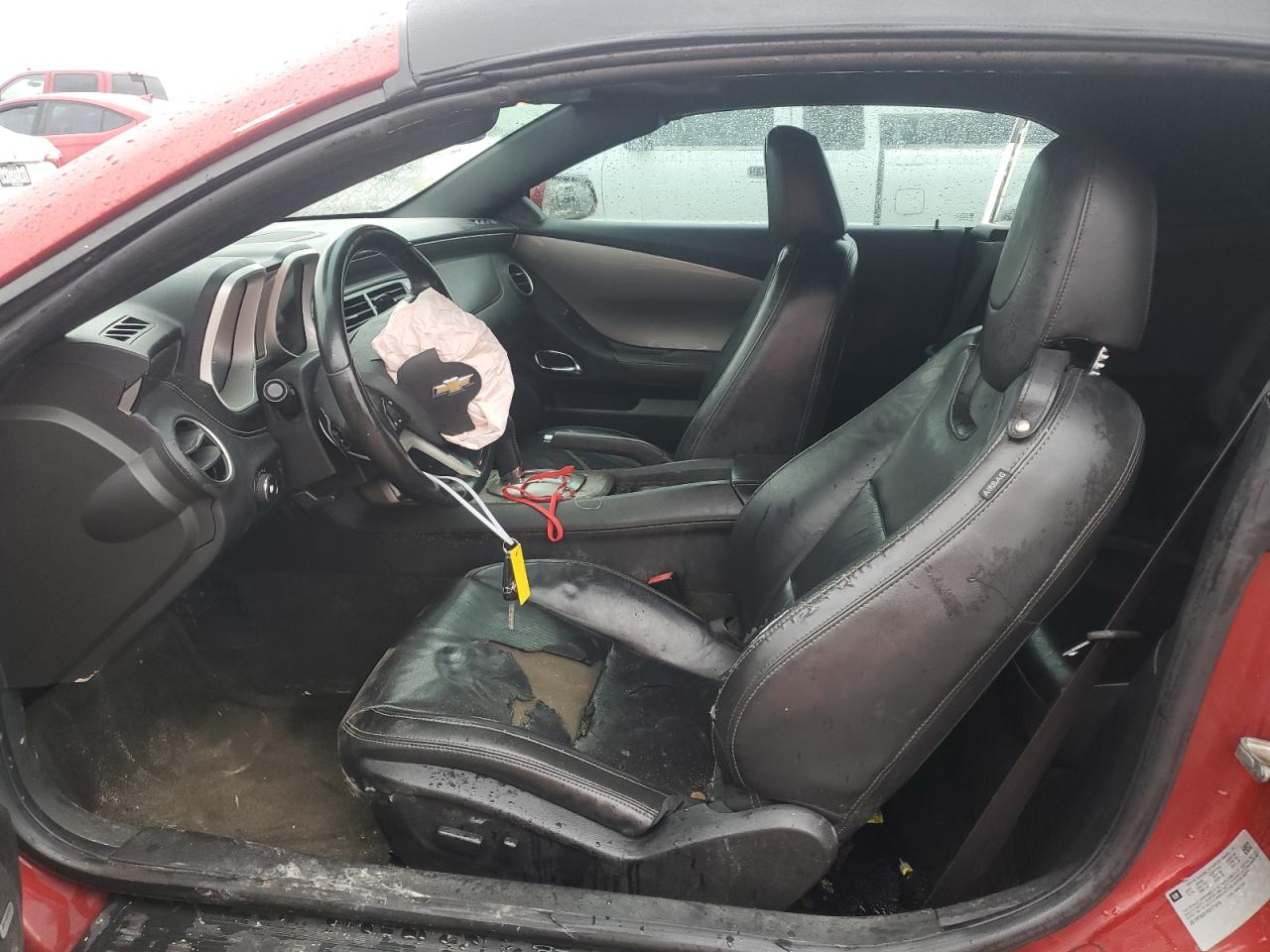 2015 Chevrolet Camaro VIN 2G1FF3D31F9177419 Copart auction photo, front end / side damage thumbnail 7