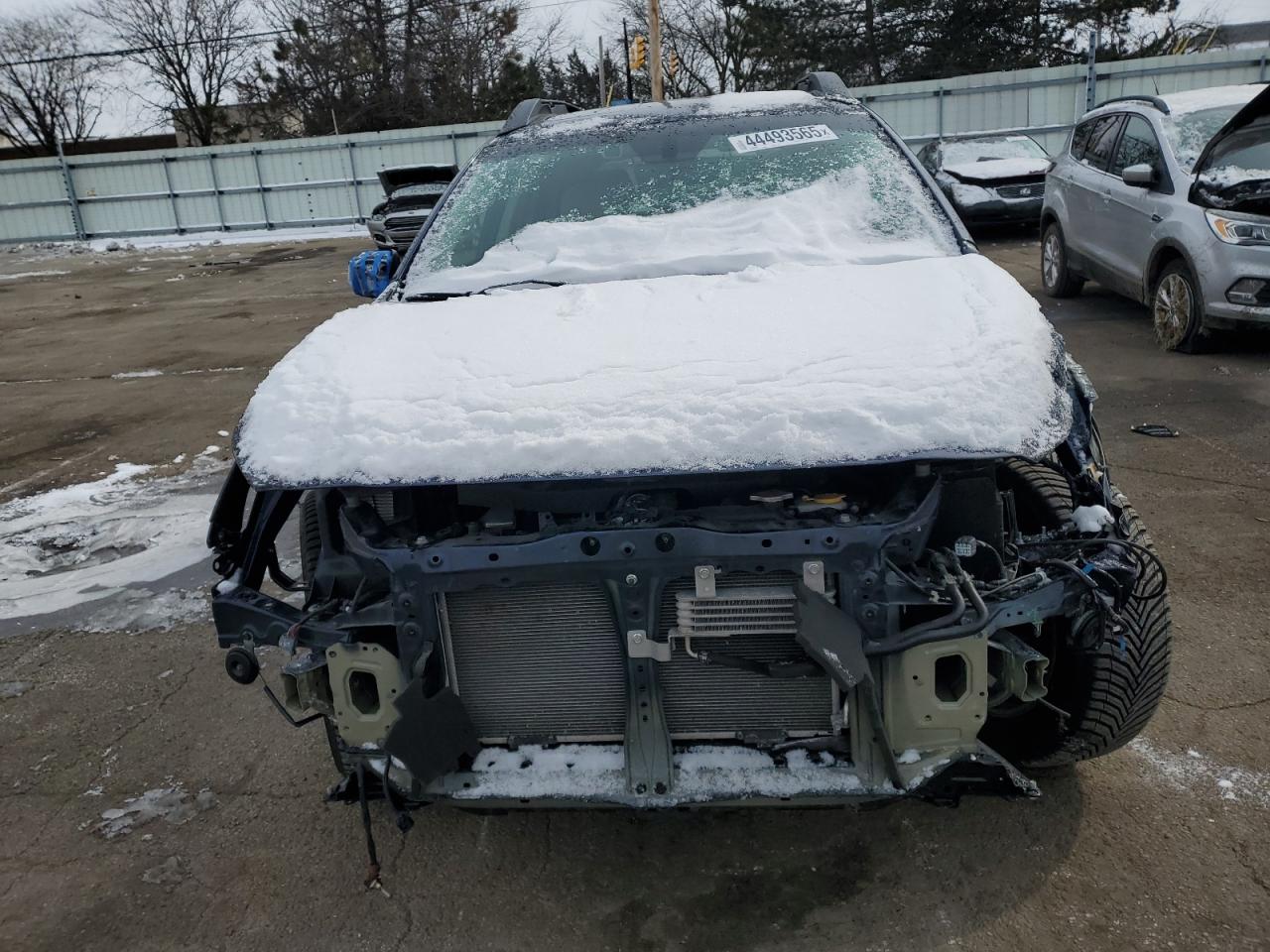 2018 Subaru Outback VIN 4S4BSENC8J3237947 Copart auction photo, front end / side damage thumbnail 5