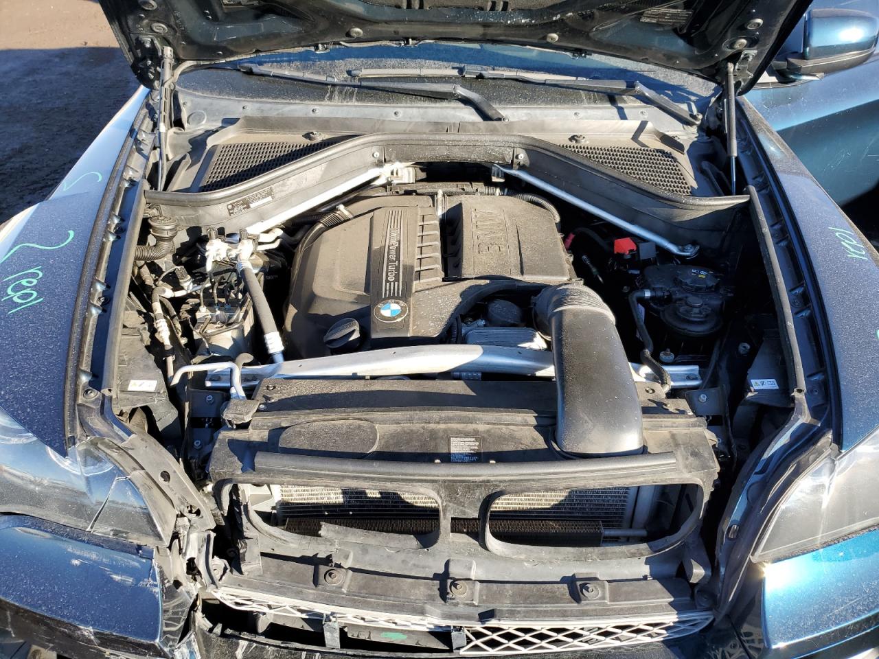 2013 BMW X6 VIN 5UXFG2C5XDL786031 Copart auction photo, front end damage thumbnail 12