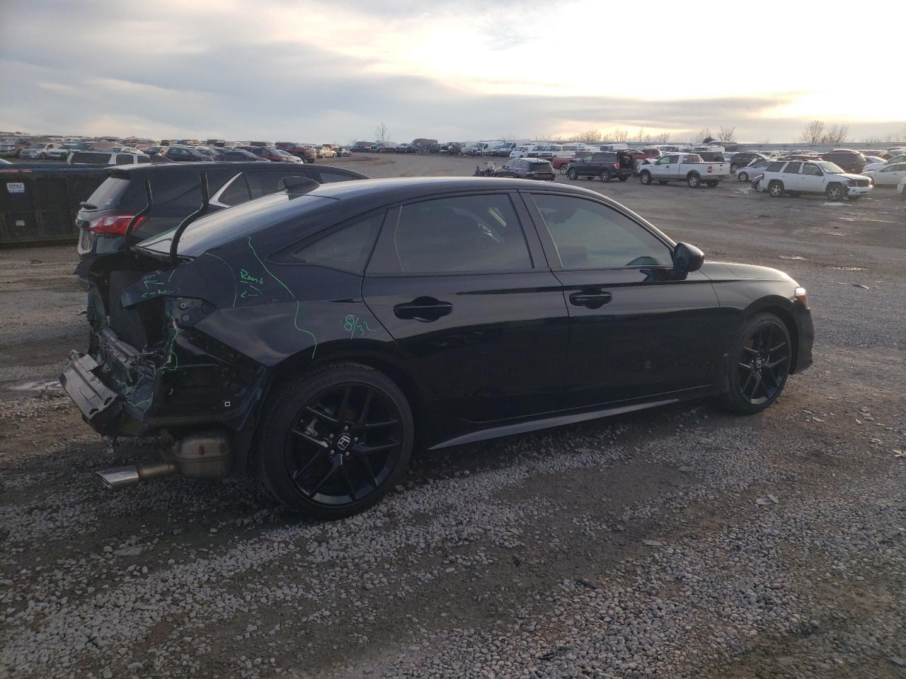 2023 Honda Civic VIN 2HGFE2F5XPH500877 Copart auction photo, rear end damage thumbnail 3