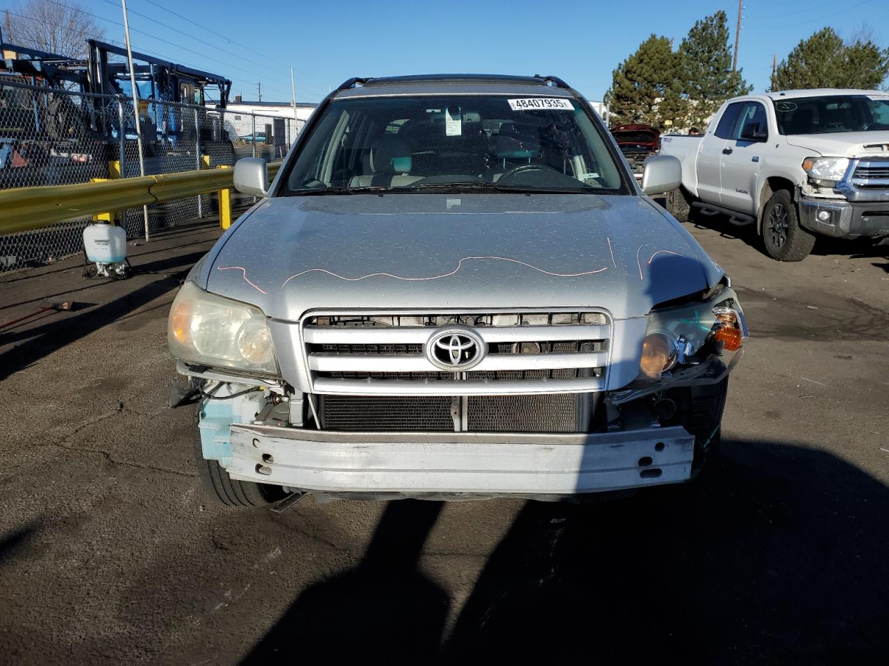 2004 Toyota Highlander VIN JTEDP21A040006172 Copart auction photo, front end damage thumbnail 5
