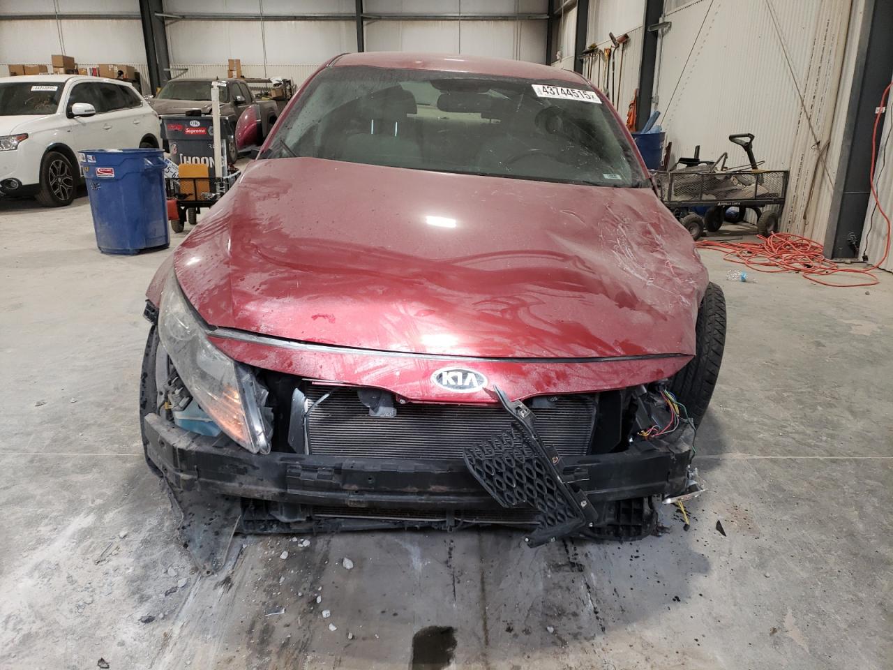 2013 KIA Optima VIN 5XXGM4A72DG218015 Copart auction photo, all over damage thumbnail 5