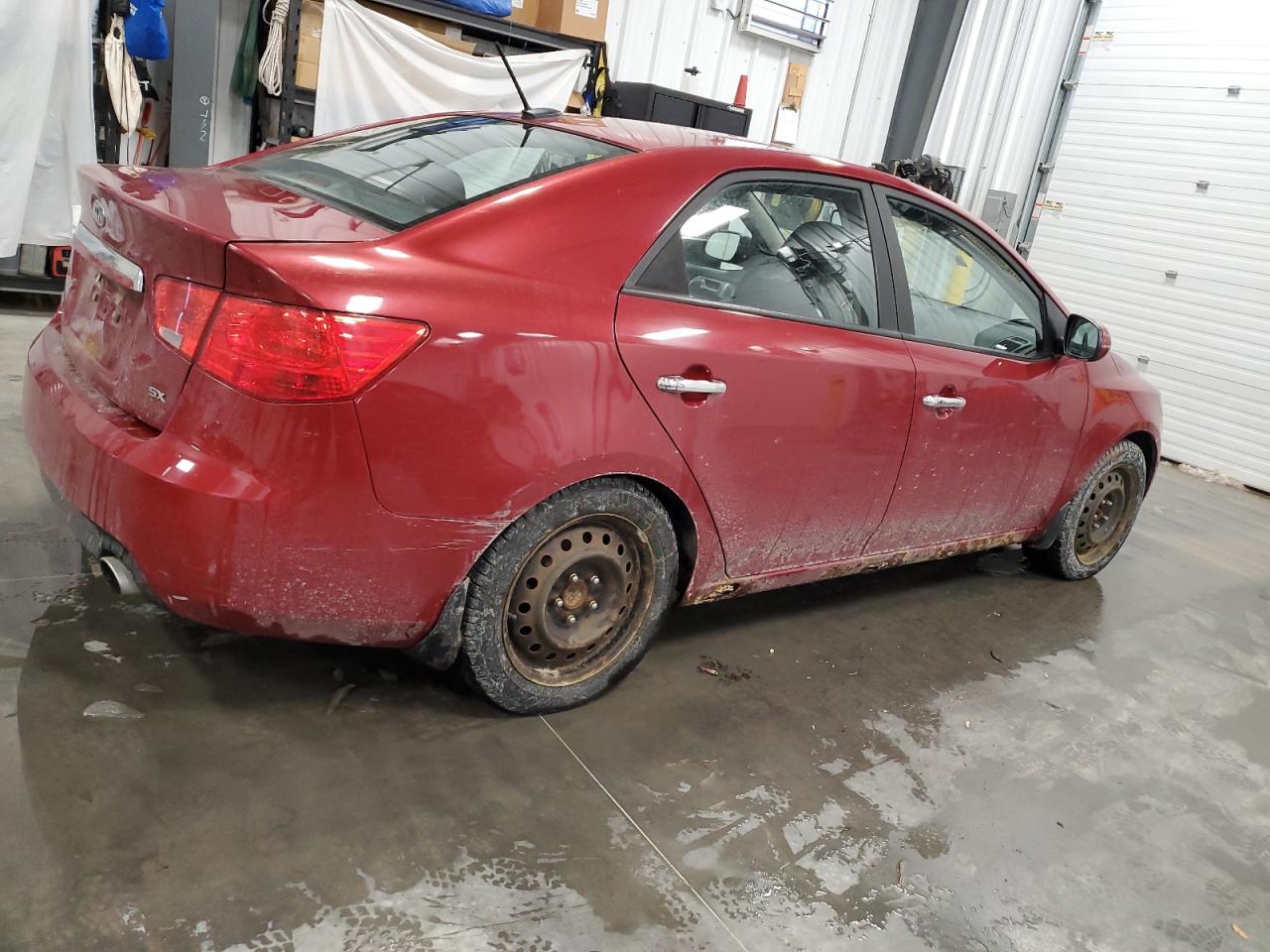 2012 KIA Forte VIN KNAFW4A33C5534672 Copart auction photo, mechanical / hail damage thumbnail 3