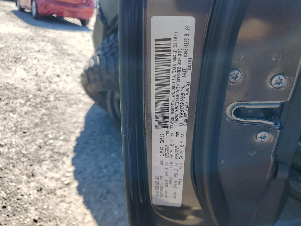 2016 RAM 1500 VIN 1C6RR6KT7GS414809 Copart auction photo, front end / mechanical damage thumbnail 12