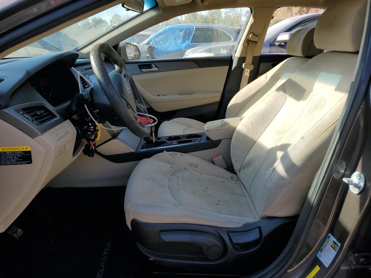 2016 Hyundai Sonata VIN 5NPE24AF1GH395751 Copart auction photo, vandalism / all over damage thumbnail 7