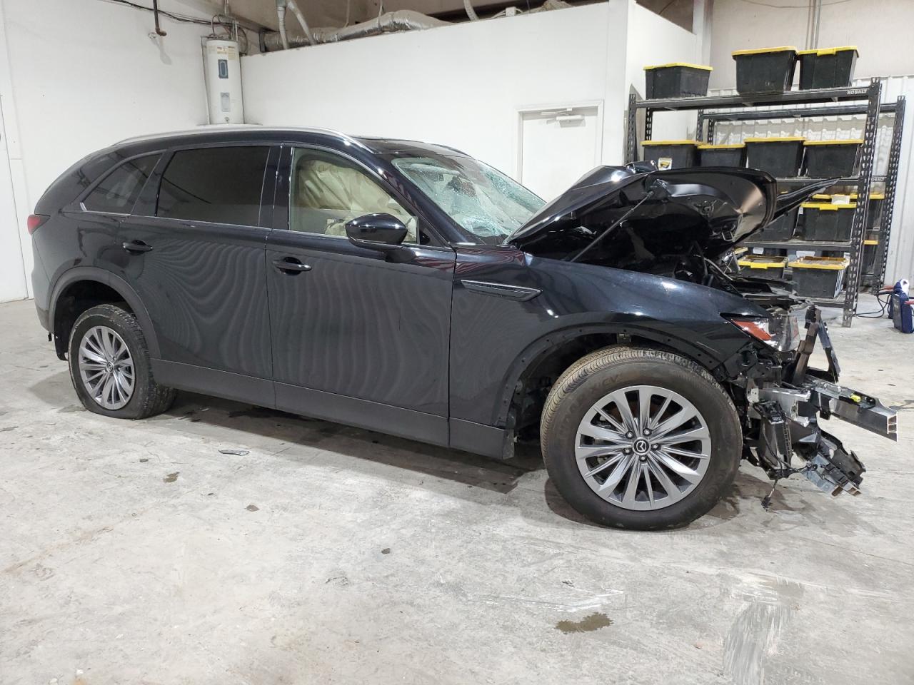 2024 Mazda CX-90 VIN JM3KKCHD5R1154472 Copart auction photo, front end / side damage thumbnail 4