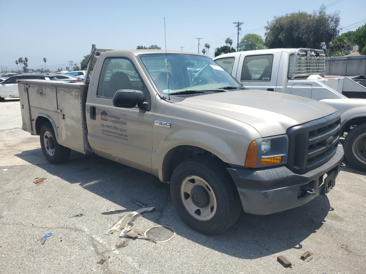 2005 Ford F350 VIN 1FDWF30515EC93256 Copart auction photo, mechanical damage thumbnail 4