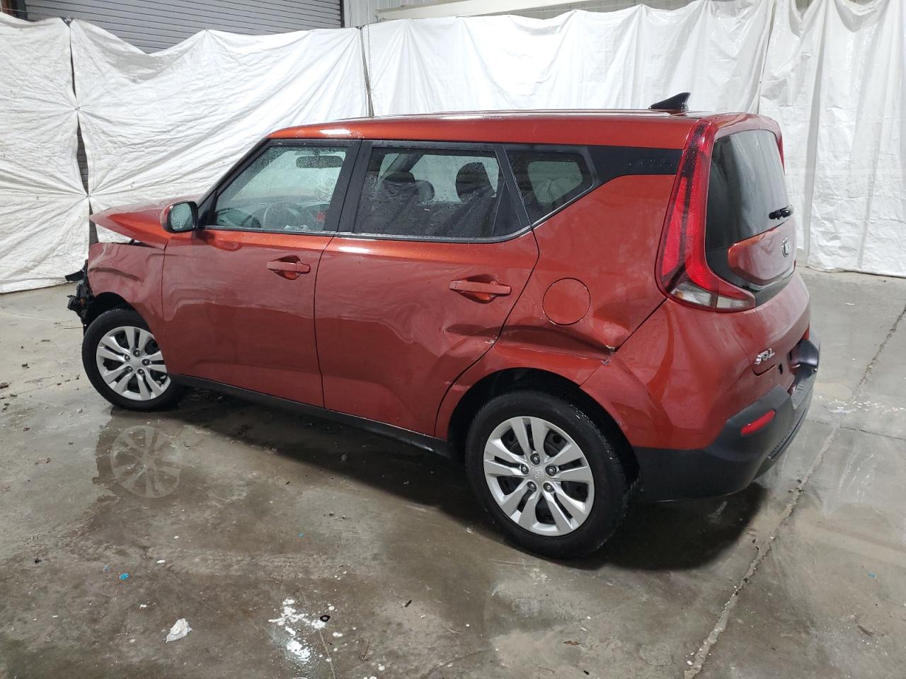 2021 KIA Soul VIN KNDJ23AU8M7741852 Copart auction photo, front end / rear end damage thumbnail 2