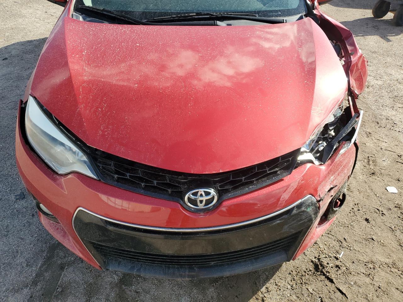 2016 Toyota Corolla VIN 2T1BURHE4GC719656 Copart auction photo, front end / side damage thumbnail 11