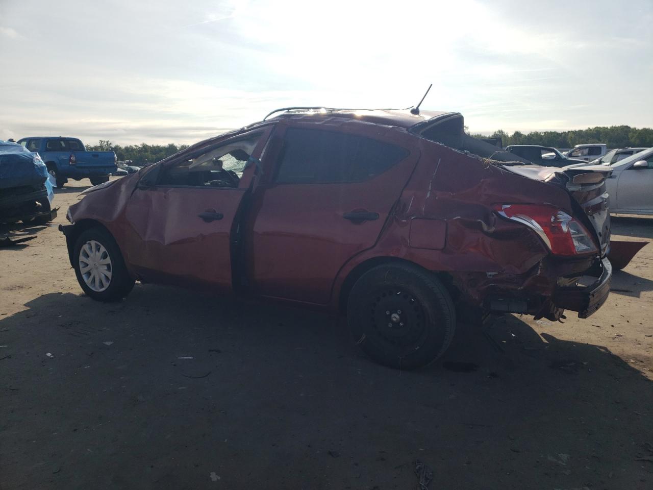 2019 Nissan Versa VIN 3N1CN7AP0KL840422 Copart auction photo, all over damage thumbnail 2