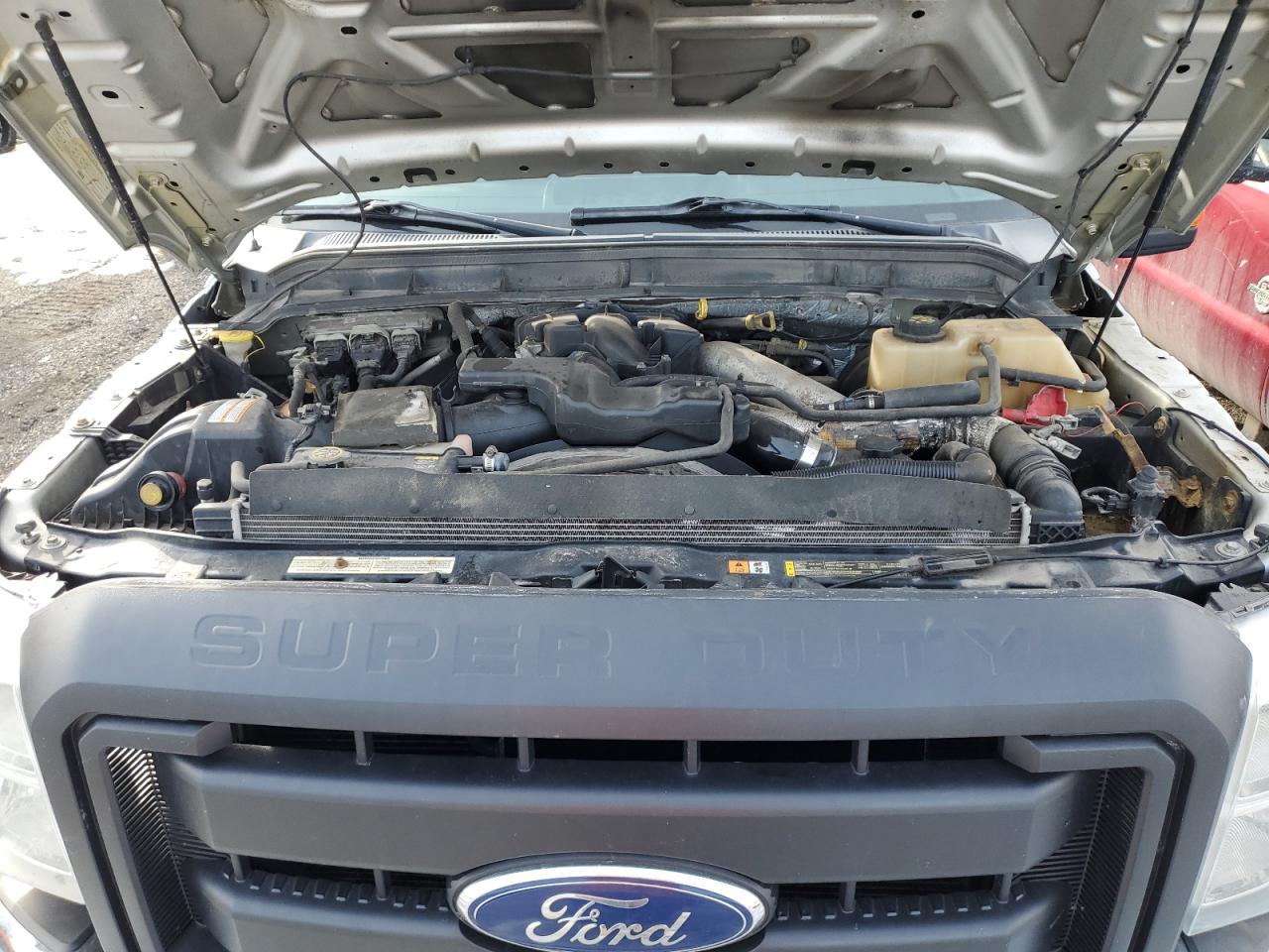 2012 Ford F350 VIN 1FT8W3BT9CEC91776 Copart auction photo, rear end / undercarriage damage thumbnail 12