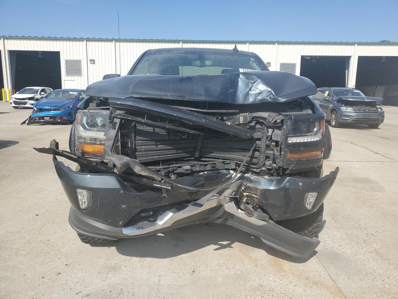 2017 Chevrolet Silverado VIN 3GCUKREC5HG373819 Copart auction photo, front end damage thumbnail 5