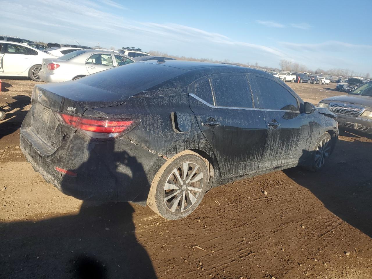 2021 Nissan Sentra VIN 3N1AB8CV6MY252614 Copart auction photo, front end / rear end damage thumbnail 3