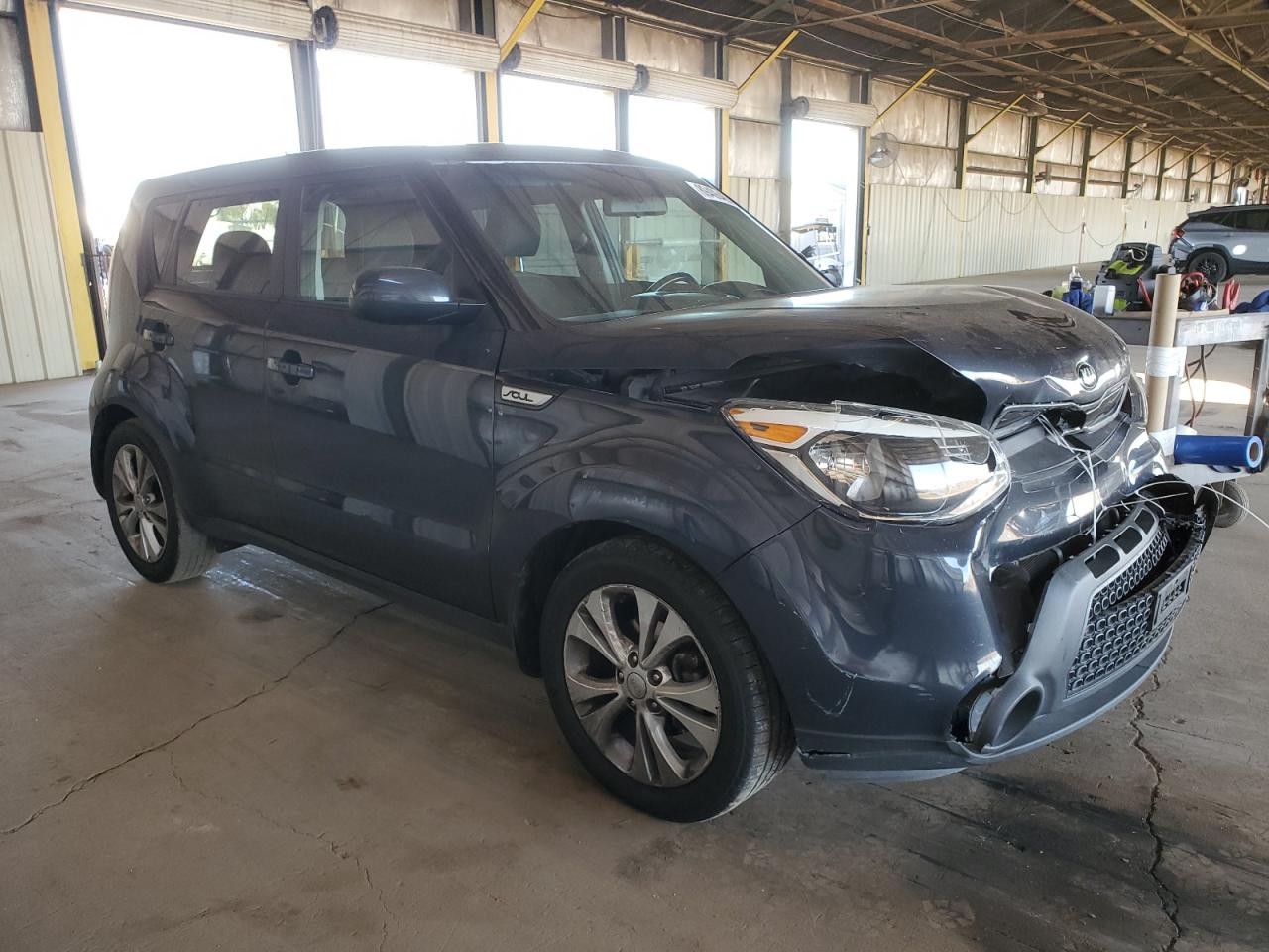 2015 KIA Soul VIN KNDJP3A55F7197162 Copart auction photo, front end damage thumbnail 4