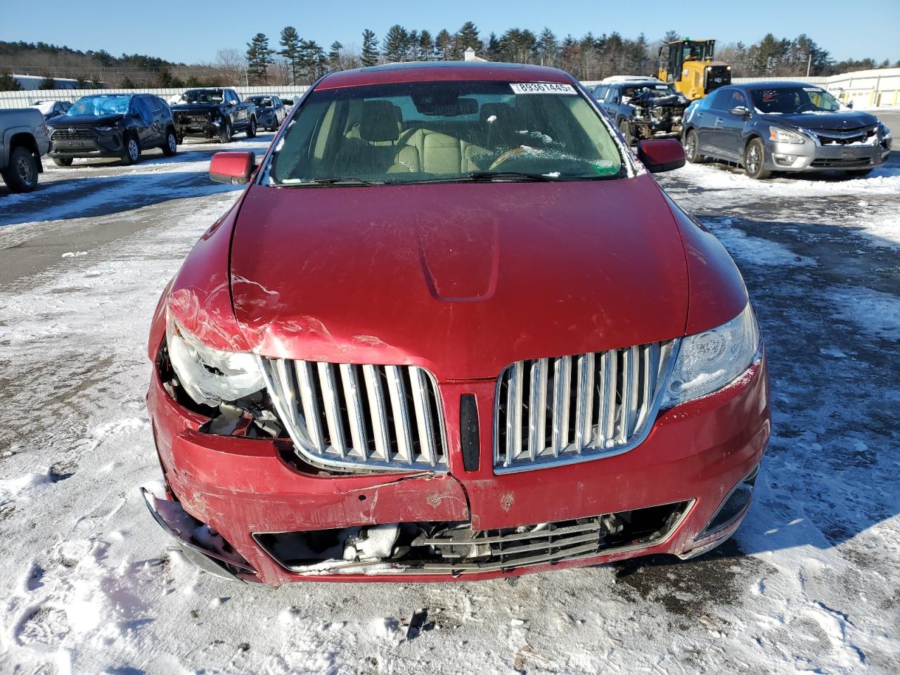 2010 Lincoln MKS VIN 1LNHL9ER8AG604325 Copart auction photo, front end / minor dent/scratches damage thumbnail 5
