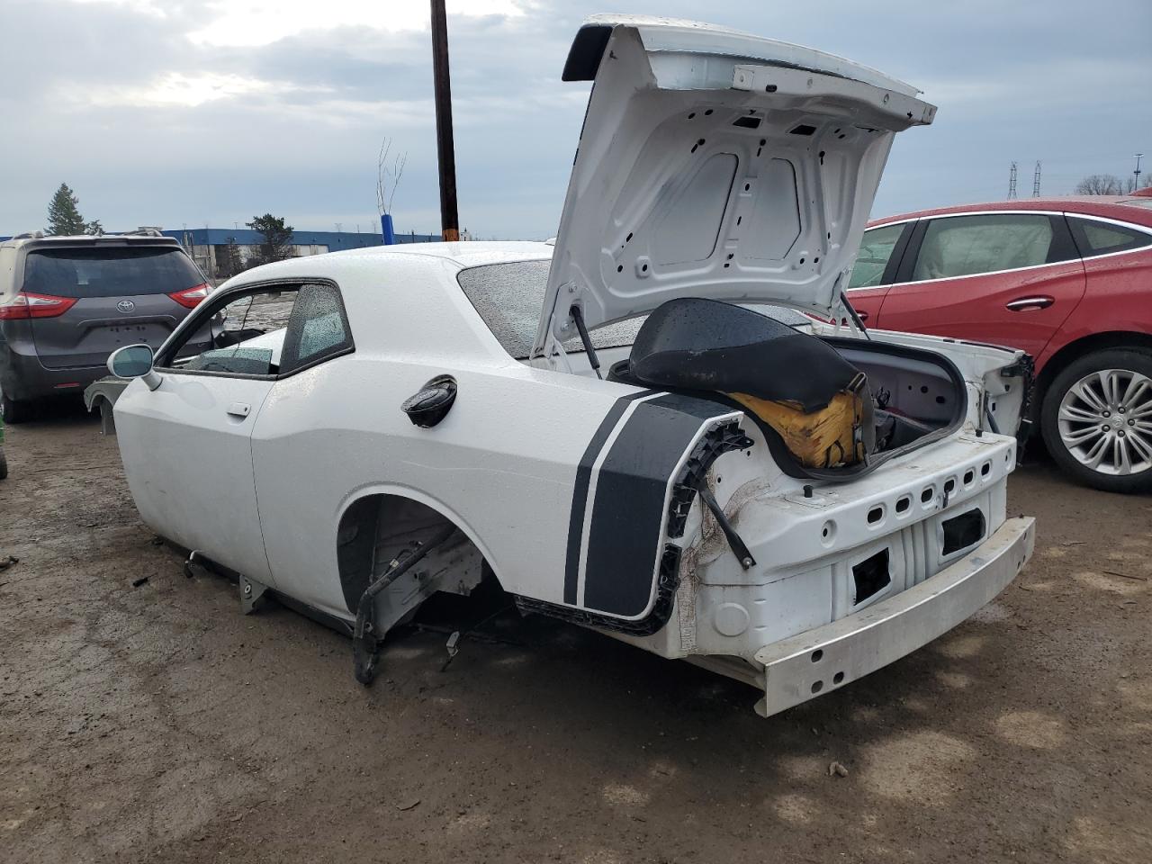 2016 Dodge Challenger VIN 2C3CDZFJ7GH288843 Copart auction photo, stripped / vandalism damage thumbnail 2