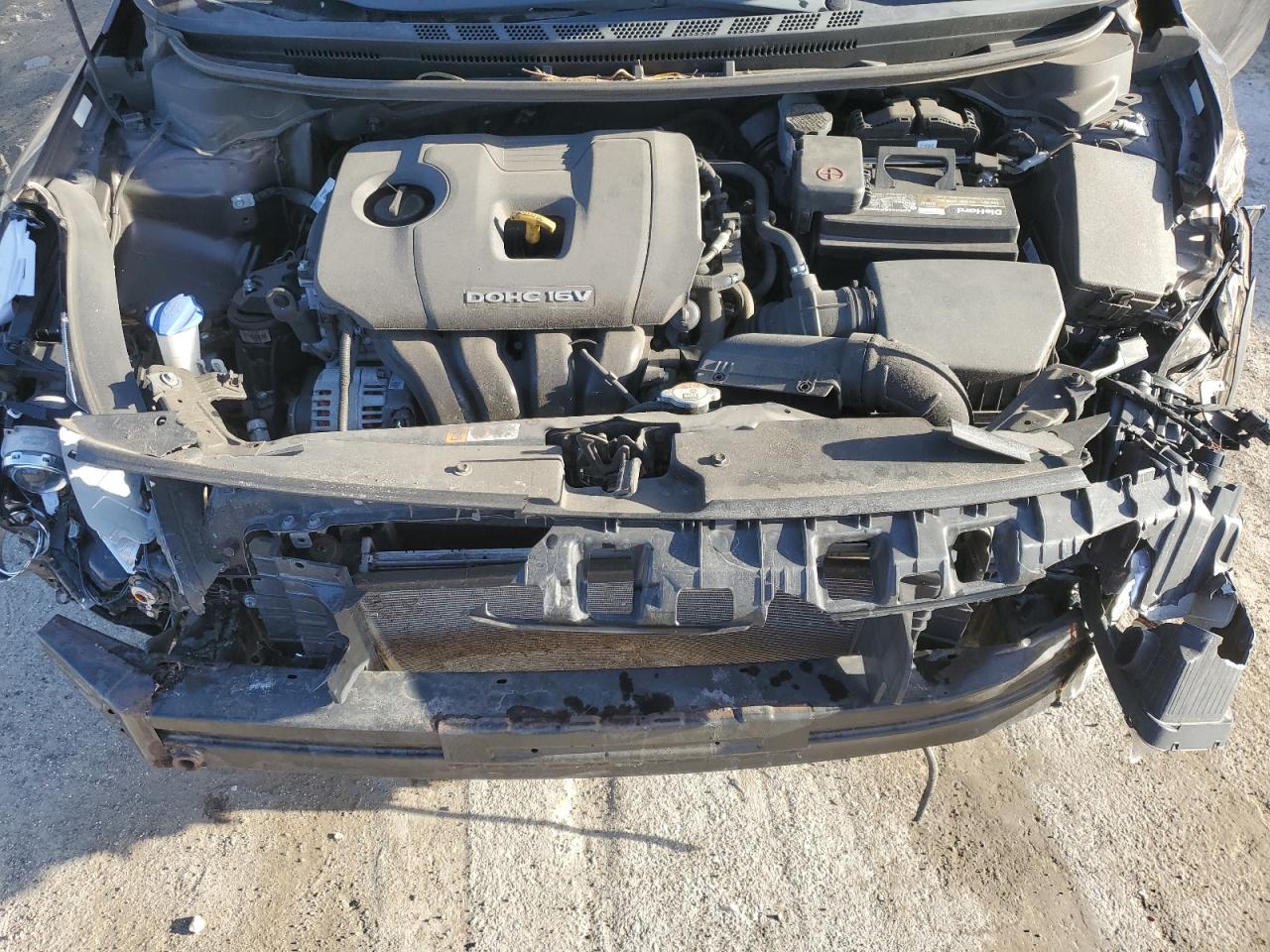 2018 KIA Forte VIN 3KPFK4A72JE217470 Copart auction photo, all over damage thumbnail 11
