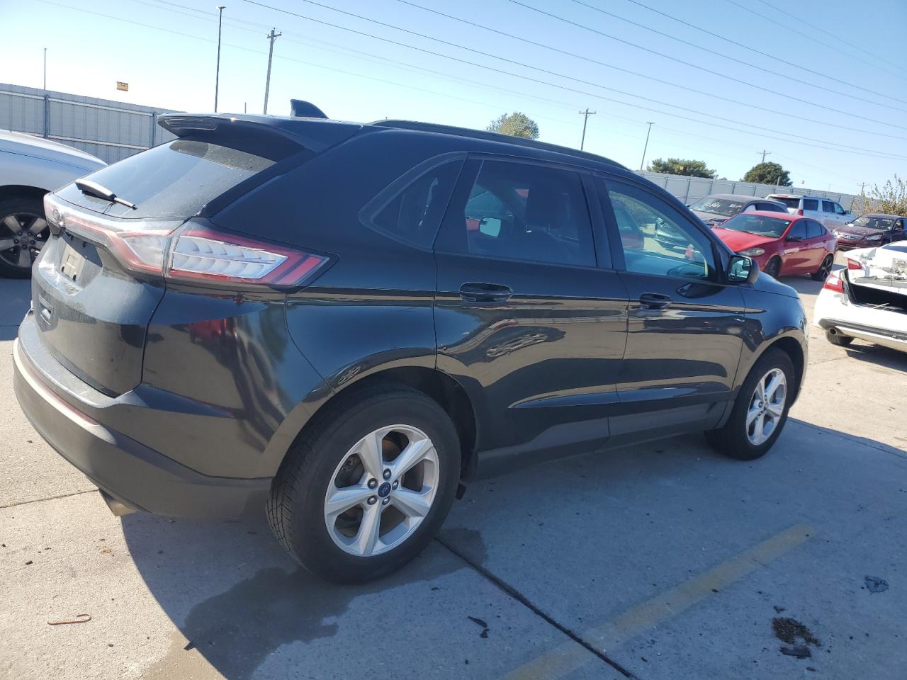 2015 Ford Edge VIN 2FMTK3G83FBC17257 Copart auction photo, front end damage thumbnail 3