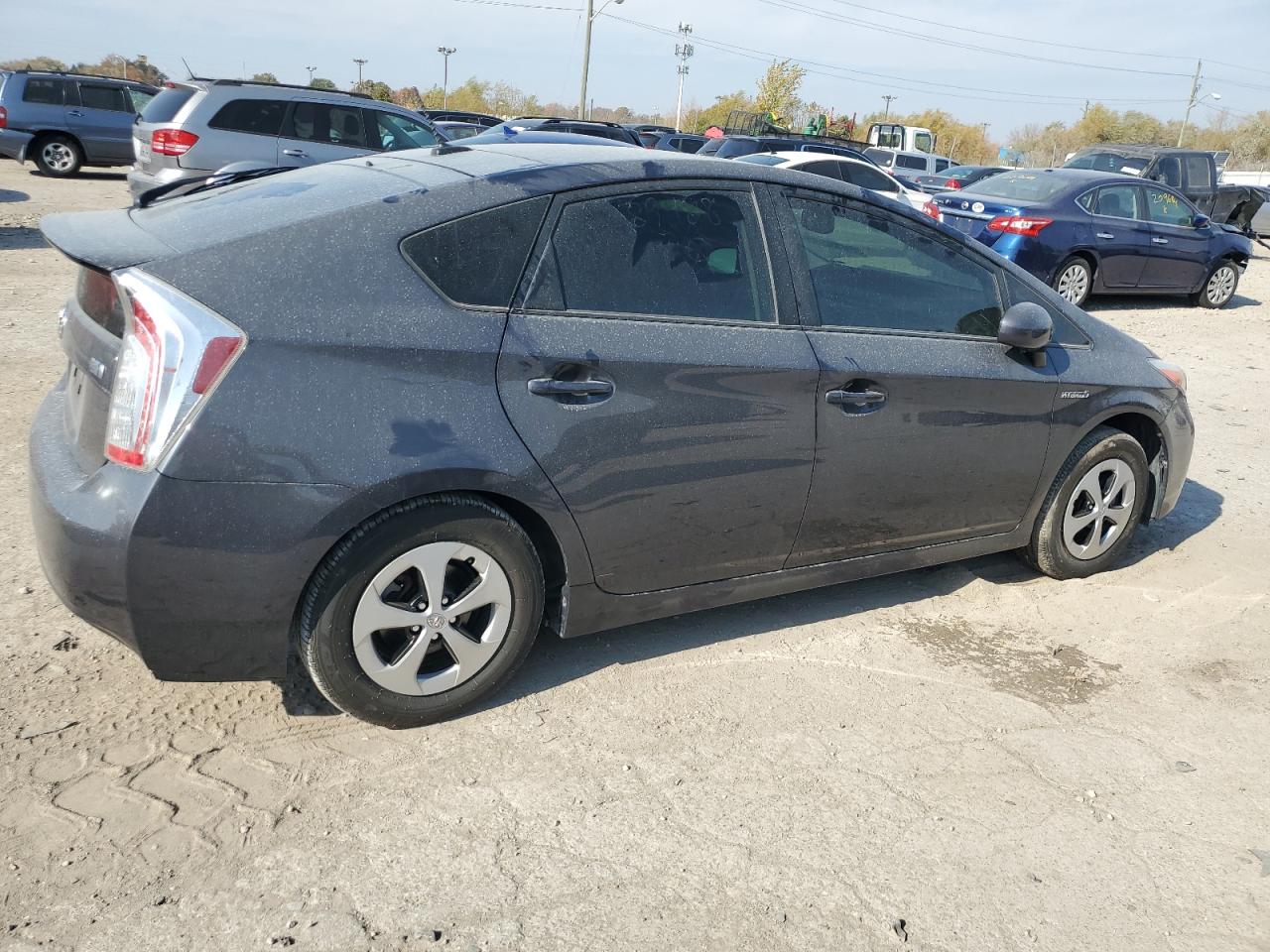 2015 Toyota Prius VIN JTDKN3DU9F1894818 Copart auction photo, side / undercarriage damage thumbnail 3