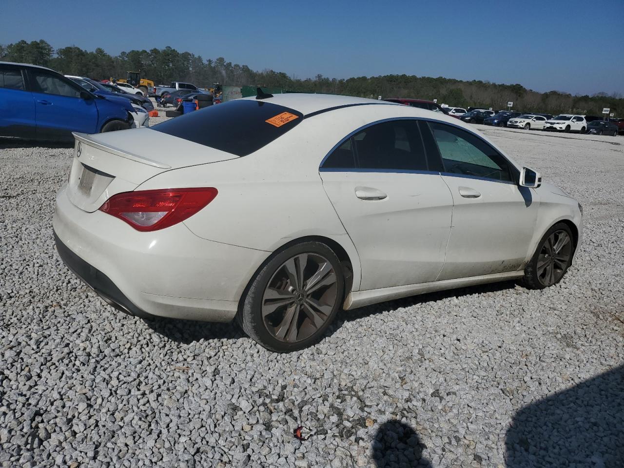 2018 Mercedes-Benz CLA-klasse VIN WDDSJ4EB1JN608269 Copart auction photo, front end / side damage thumbnail 3