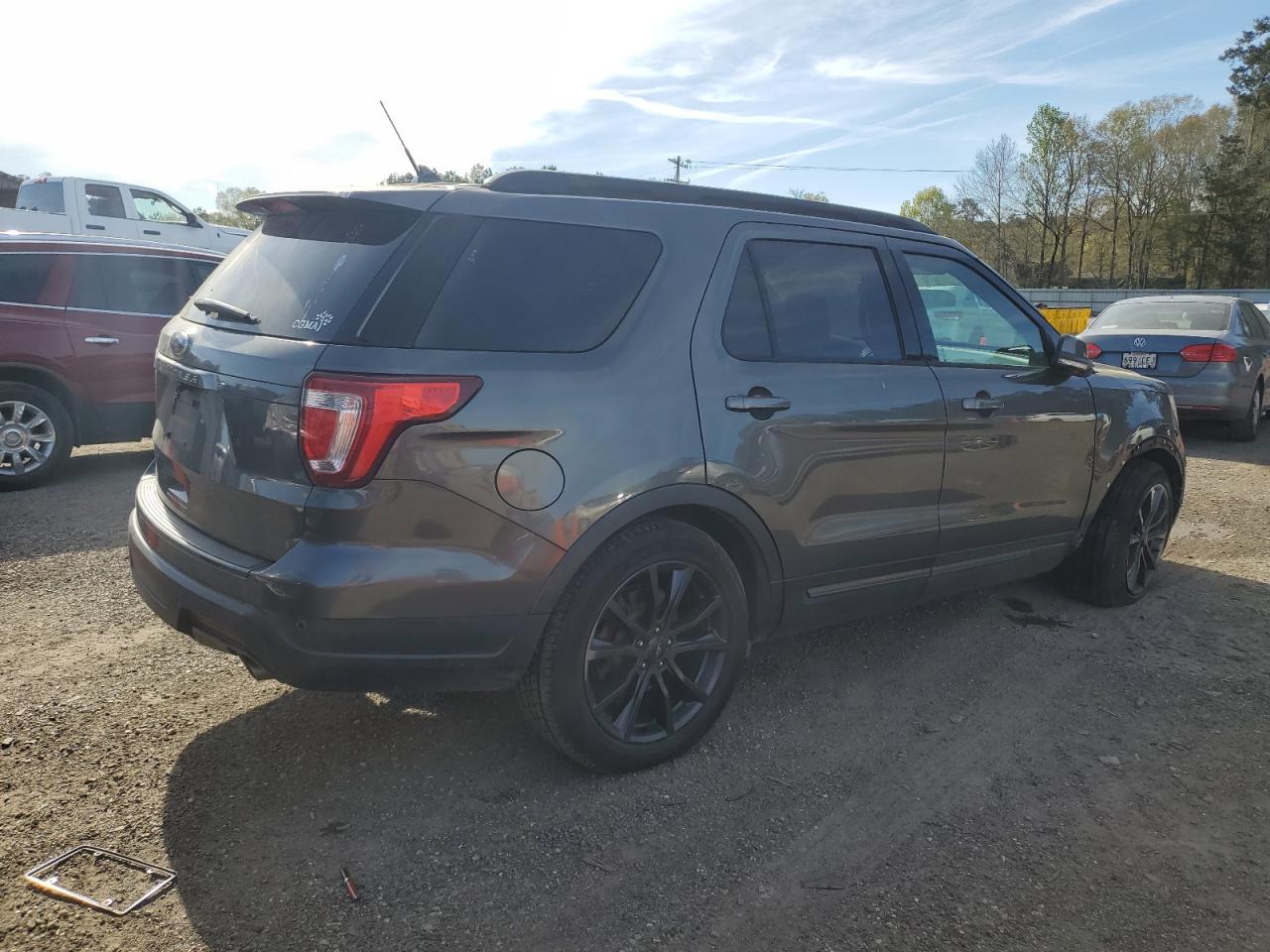 2018 Ford Explorer VIN 1FM5K7D86JGA39964 Copart auction photo, side damage thumbnail 3