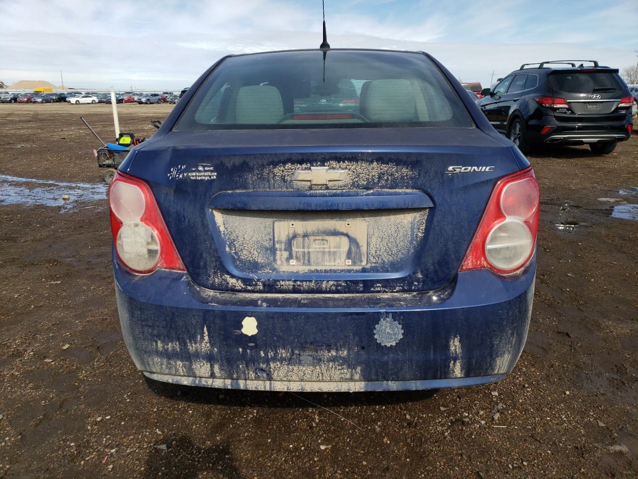 2013 Chevrolet Sonic VIN 1G1JB5SH6D4123498 Copart auction photo, all over damage thumbnail 6
